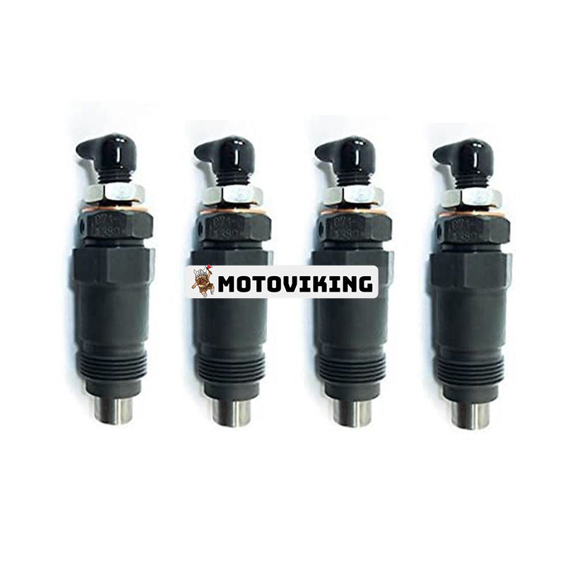 4 ST Denso bränsleinsprutare 105141-2870 8-97025466-0 8970254660 för Isuzu Engine 4BD2 3.9L