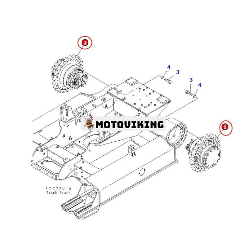 Resväxellåda med motor 11Y-27-10301 11Y-27-10401 för Komatsu traktor D31EX-21 D31PX-21 D37EX-21 D37PX-21