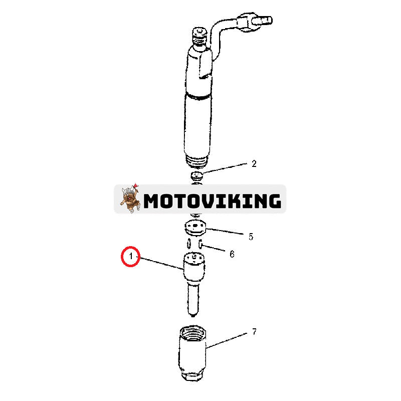 Insprutningsmunstycke 5I7713 för Caterpillar CAT grävmaskin 311B 320L 320B 320BL
