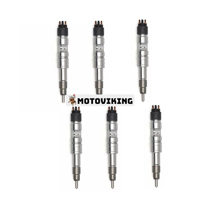 6PCS Injektor 0445120391 för Bosch