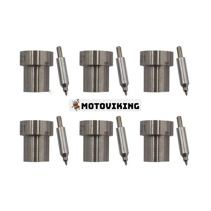 6 st bränsleinsprutningsmunstycke 093400-8220 105007-1210 DN0PDN121 för Nissan Engine TD25 TD27 KA24DE