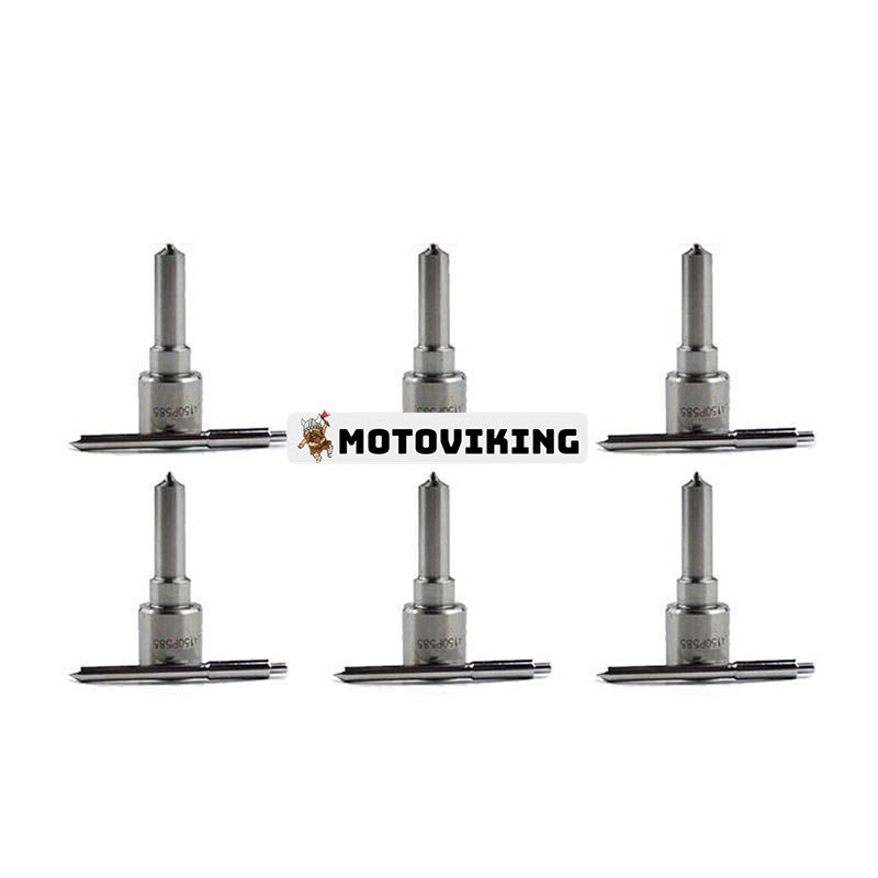 6 st Injektormunstycke 0433171444 DLLA150P585 148189A1 för CASE Traktor 8940 8910 skördetröskor 2366