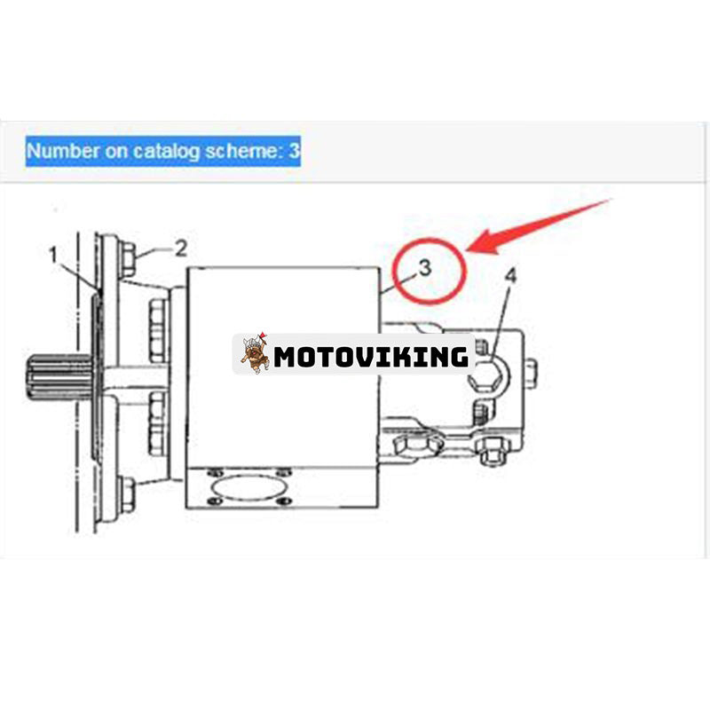 Hydraulisk växelpump 1U1779 för Caterpillar CAT 980C 980F hjullastare 3406 motor