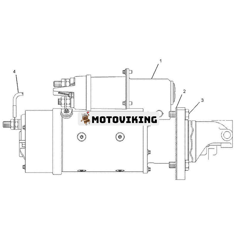 Startmotor GP-Electric 207-1564 för Caterpillar CAT 3406 3406B 3406C 3406E 3408B 3408C 3412 3456