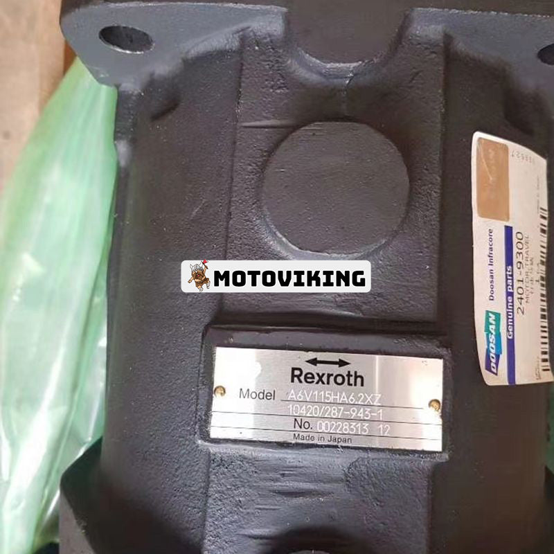 Uchida Rexroth A6V115HA6.2 Resemotor 2401-9300 för Komatsu Doosan SOLAR 140W-V 160W-V 130W-V S160W-V