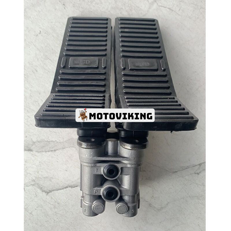 Ett par fotpilotventilfotpedal joystickkontrollventilfot för Caterpillar CAT-grävmaskin E200B E320 E320L