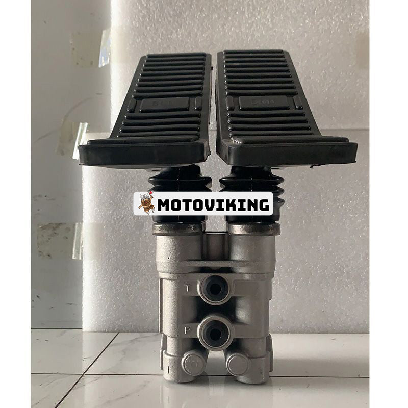 Ett par fotpilotventilfotpedal joystickkontrollventilfot för Caterpillar CAT-grävmaskin E200B E320 E320L
