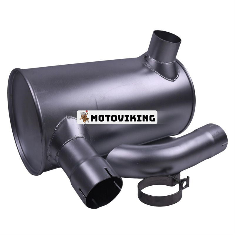 Ljuddämpare 6738-11-5510 med klämma och 2st U-bult för Komatsu Engine 6D102 Grävmaskin PC200-7 PC220-7 PC210-7 PC240-7 PC228-3 PC230-7 PW180-7