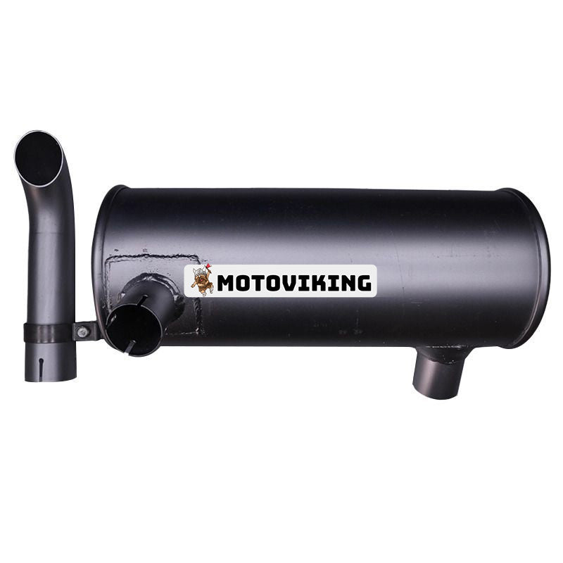 Ljuddämpare 4389278 och klämma med 2st U-bult för Hitachi grävmaskin EX60BUN-5 EX70LCK-5 EX75UR-3 EX75URLC-3 EX80U EX60-5 EX60LC-5 EX80-5