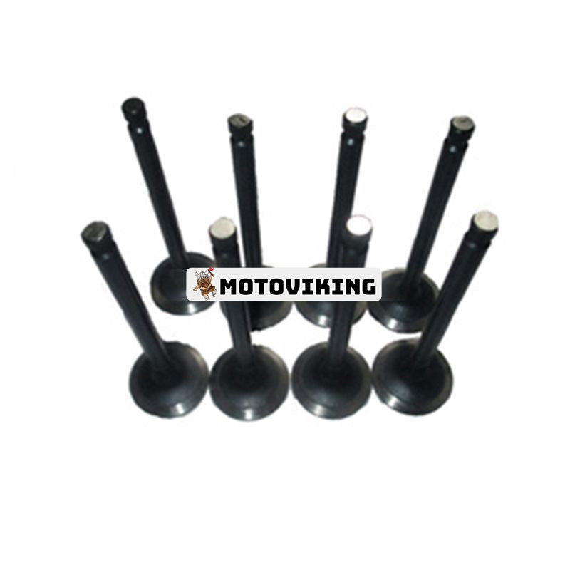 4 st inloppsventiler och 4 st avgasventiler för Isuzu 4HG1 4HG1T motor