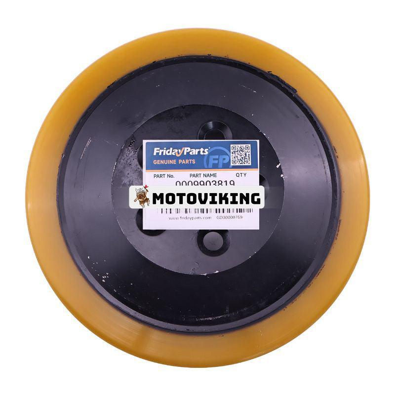 Drivhjul 0009903819 för Linde Palltruck T16 T20 T16P T20P T18 T16L staplare D06 D08 L10P L12P L14P L10 L12 L14C L12i