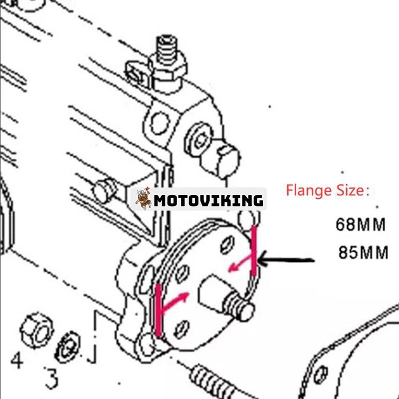 Högtrycksbränsleinsprutningspump 02232501 02232507 för Deutz Engine F4L912