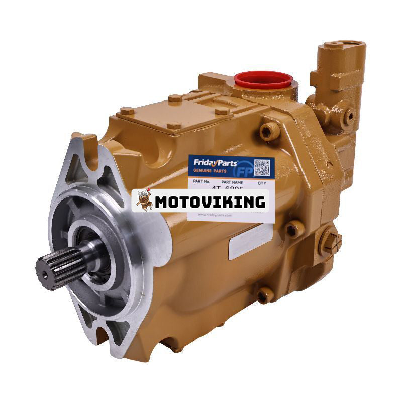 Hydraulpump 4T-6895 för Perkins Engine T4.236 Caterpillar CAT Loader 416 428