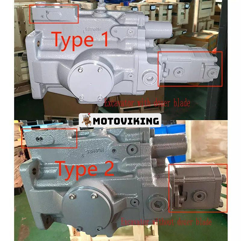 Hydraulisk huvudpumpenhet 21W-60-22111 för Komatsu grävmaskin PC75UU-2 PC75UD-2 PC75UD-2E PC75UU-2E