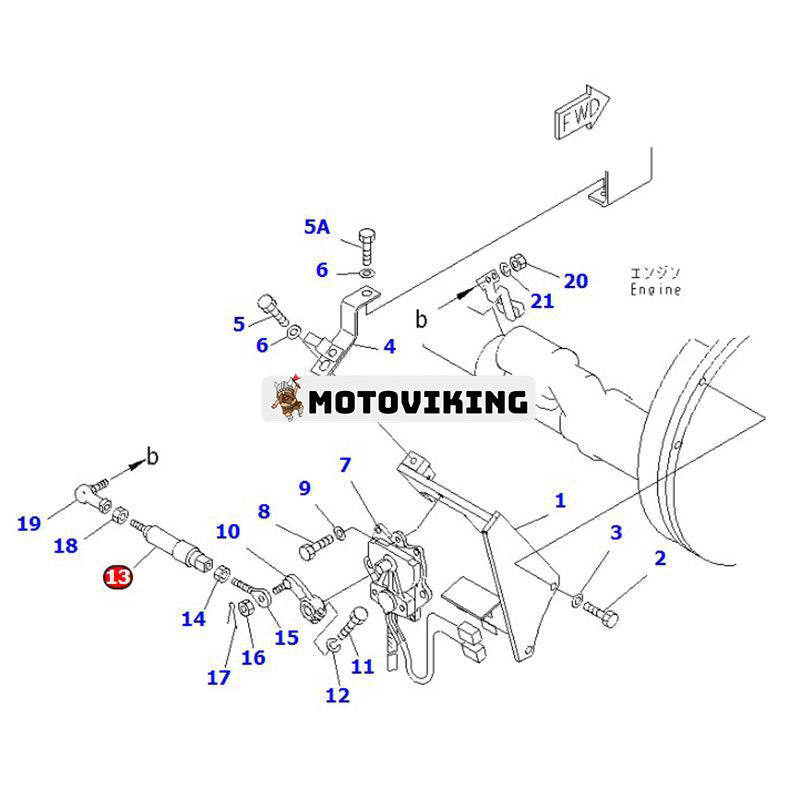 Fjäderenhet 203-43-62121 för Komatsu grävmaskin PC100-6 PC120-6 PC130-6 PC130-7 PC160LC-7 PC180LC-7