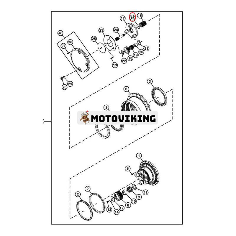 Låsring 0693010 för Hitachi grävmaskin EX135USR ZX110 ZX130L-3 ZX135USL-3 ZX160 ZX160LCT