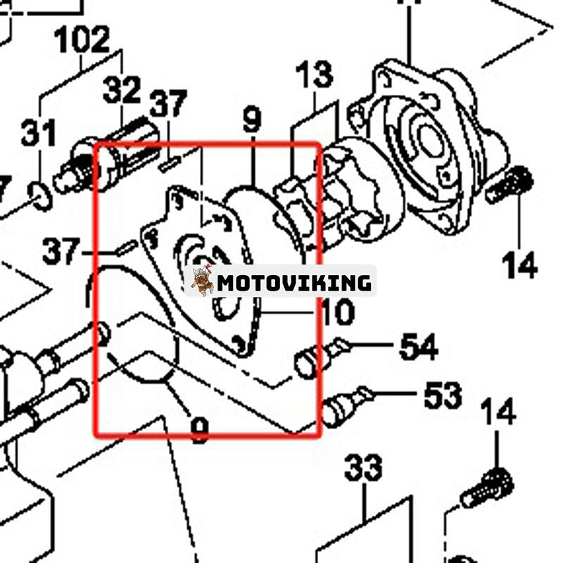 Insprutningspumpplatta 294183-0090 för Denso Fuel Injection Pump 294000-0173
