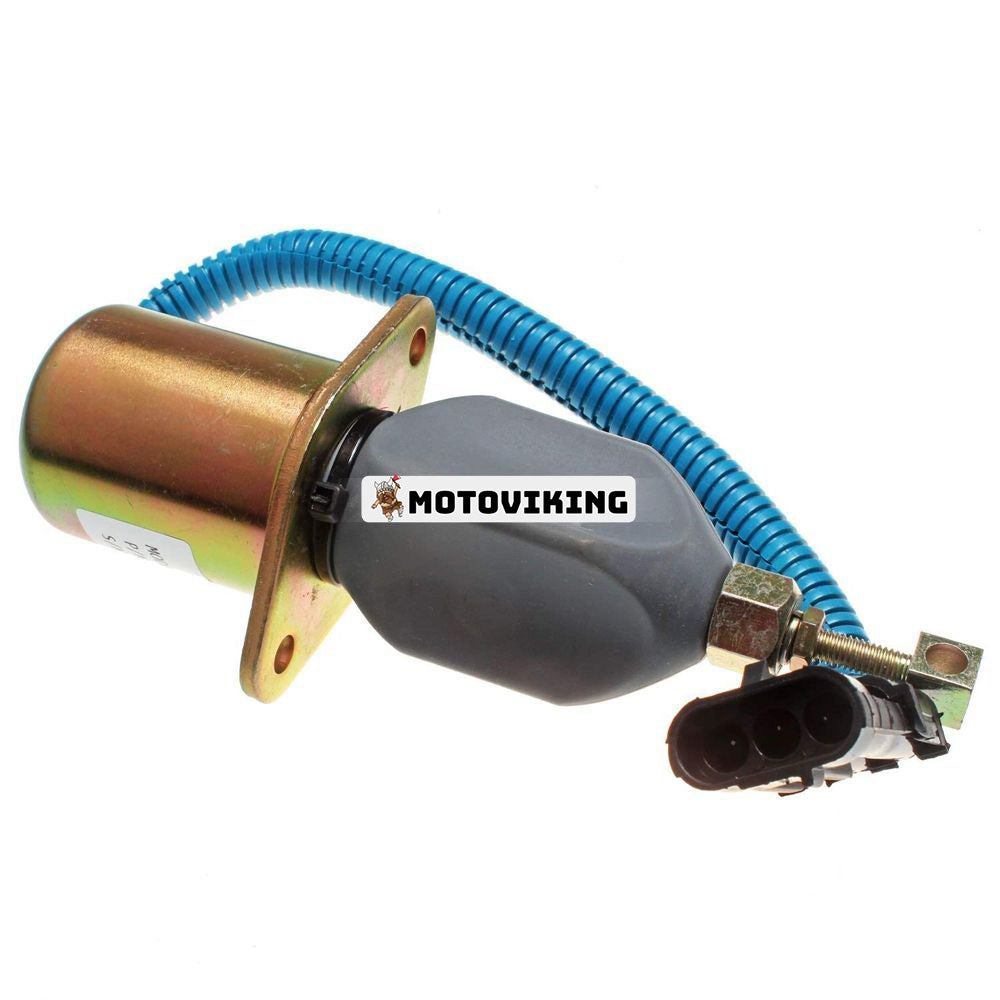 Stoppmagnet 1751ES-12A6UC3B1S5 för Gehl minilastare SL4625 4625SX 4625DX med Kubota V2203 dieselmotor