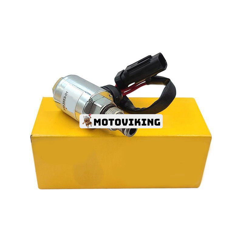 Magnetventil 300-3555 för Caterpillar CAT Engine C13 C15 C18 C9 C9.3 Petroleum Power Train Package CX31-P600-C13I CX35-P800-C18I TH35-C13I