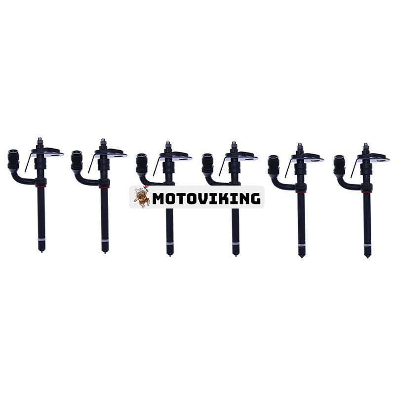 6 ST bränsleinsprutare RE48786 för John Deere 6059T 6068 6081 Motor 350 330B 5303 6110 5220 1450 1550 4045 1450