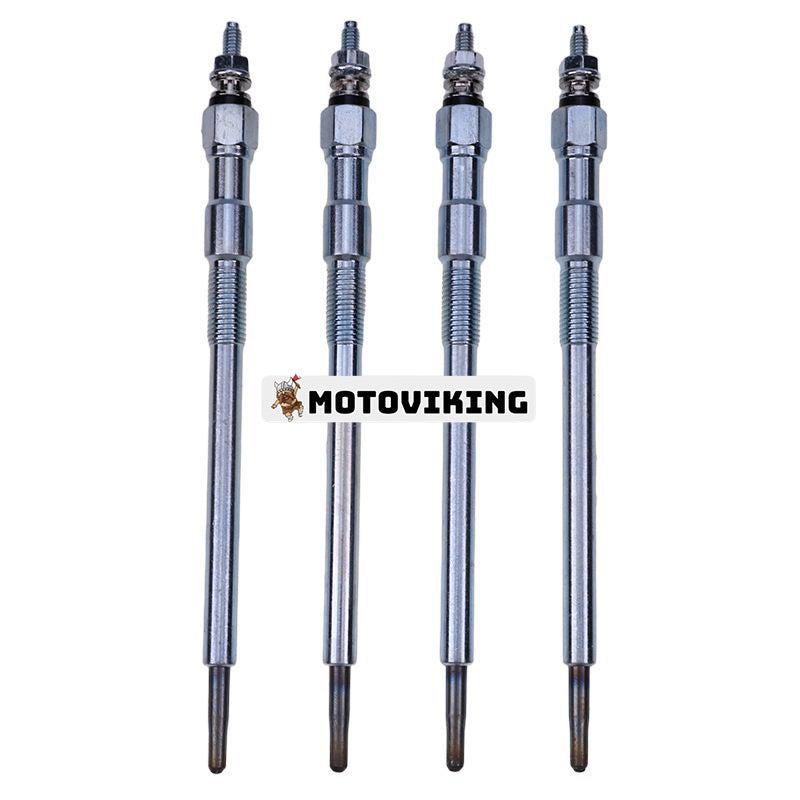 4ST Glödstift 1G777-65510 för Kubota Engine V3300 V3300-E V3300-T V3307 DI V3007 DI Grävmaskin KX080-3T KX080-4 KX080-4S2