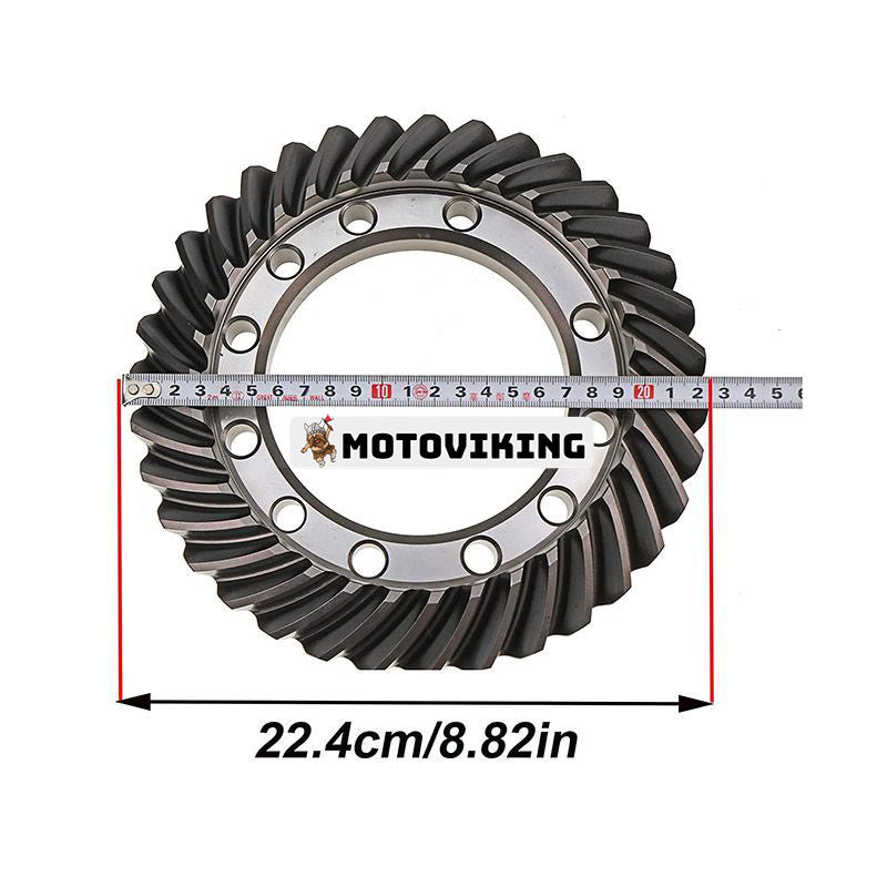 Ring & Pinion Gear Set 175956A1 för CASE Grävskopa 570MXT 580L 580M 580SL Gaffeltruck 570LXT 585G 586G 588G