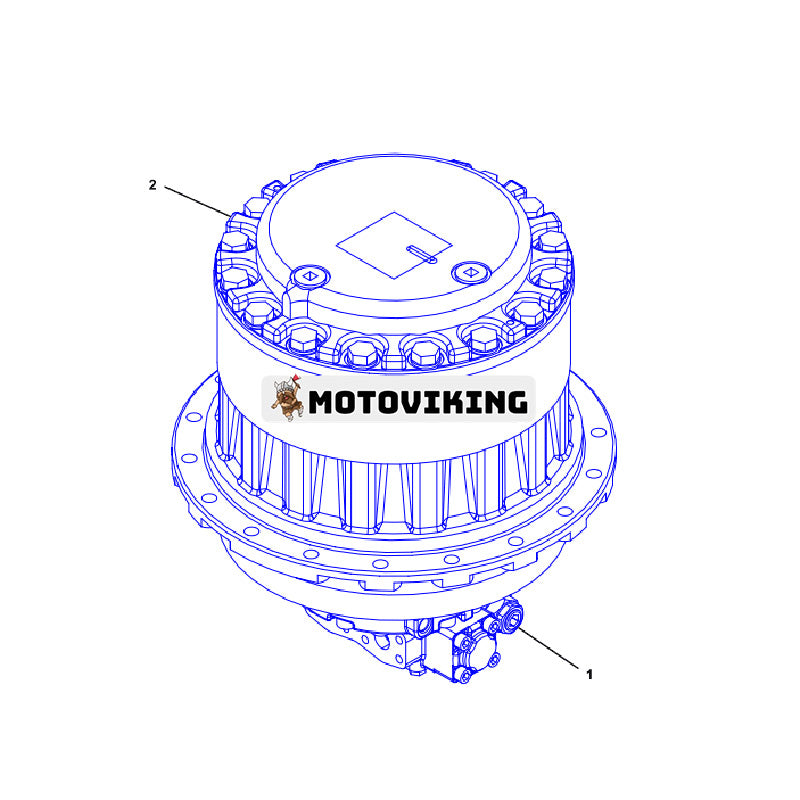 Motor & MTG GP-Travel 204-2674 för Caterpillar CAT 320D 325C 325D 329D