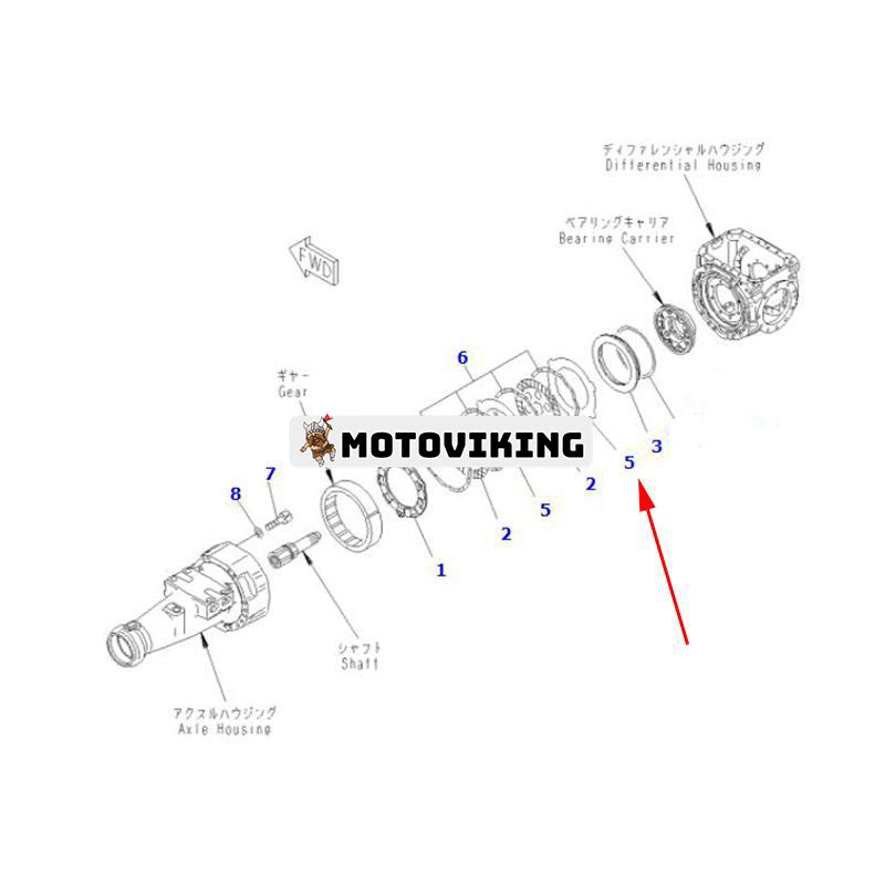 Skylt 419-33-31750 för Komatsu hjullastare WA320 WA320L WA320PT WA320PZ