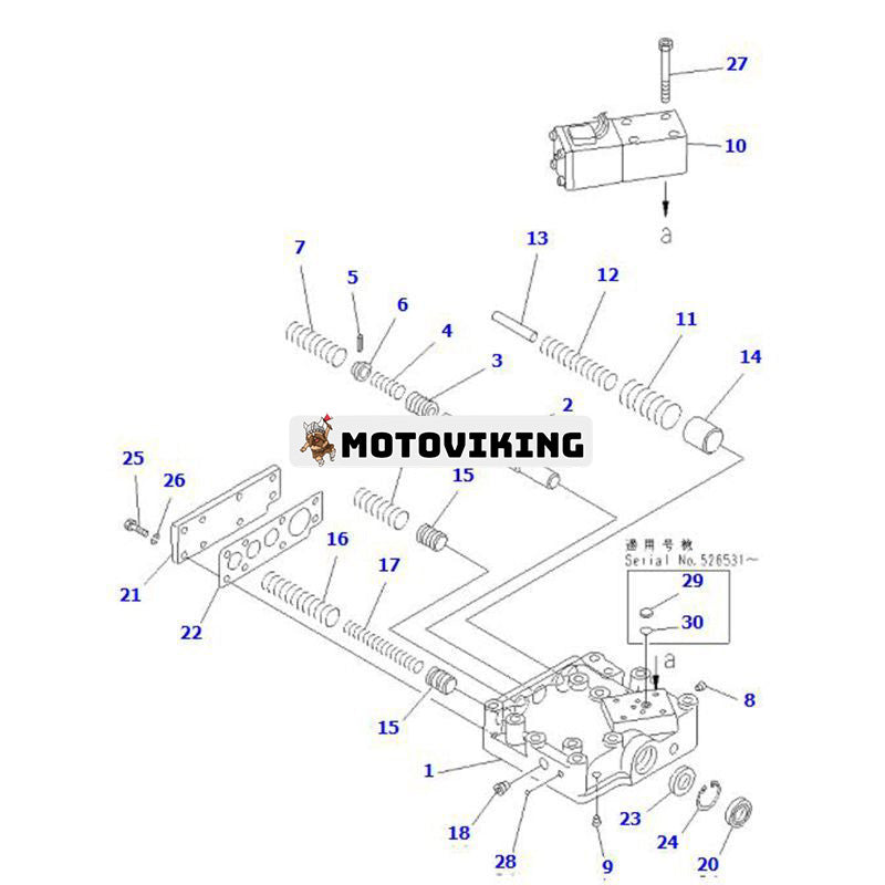 Magnetventil DC71G3010000 för Komatsu Gaffeltruck FG20-12 FG20-14 FD20-12 FD20-14 FG30-12 FG30-14 FD30-12 FD30-14