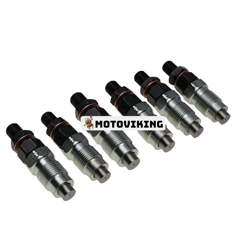 6 bränsleinsprutare 23600-17050 093500-5810 för Toyota Engine 1HZ Fordon Coaster Land Cruiser