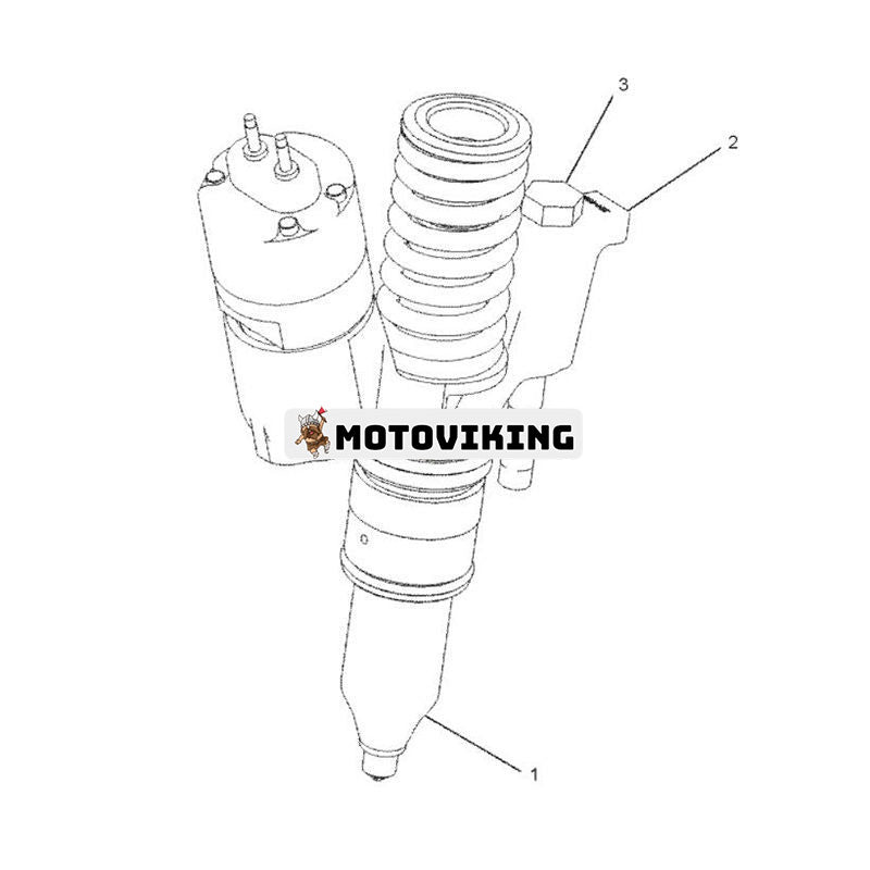 Bränsleinsprutare 10R1274 för Caterpillar CAT Engine C13