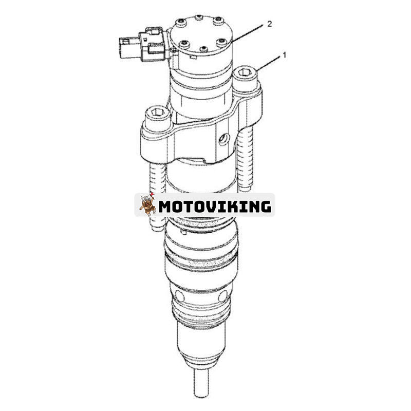 Bränsleinsprutare 268-1835 för Caterpillar CAT Engine C7 Grävmaskin 324D 325D 328D 329D Hjullastare 950H 962H