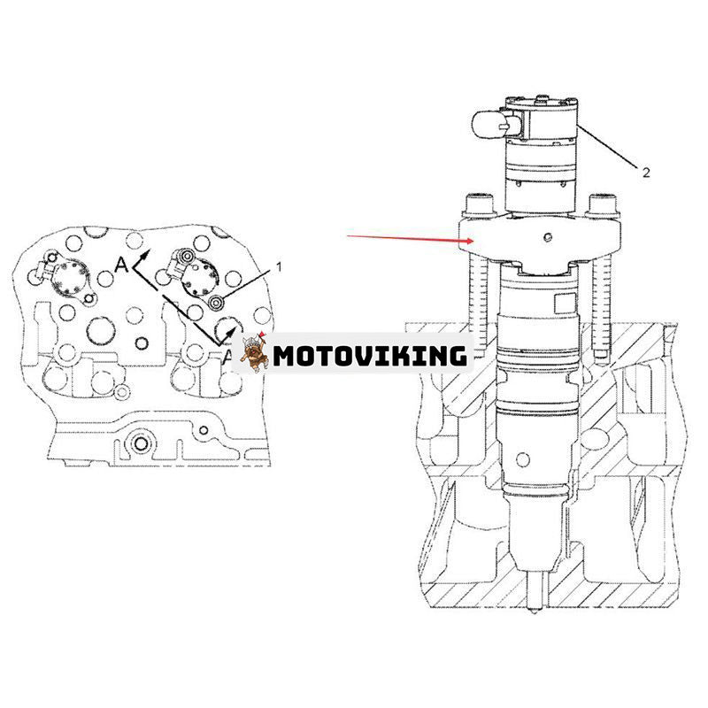 Bränsleinsprutare 293-4072 för Caterpillar CAT Engine C9 Grävmaskin 330D 336D M330D Hjulskrapa 627G 637D 637E 637G