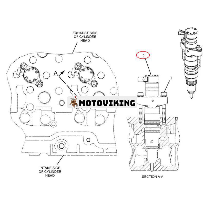 Bränsleinsprutare 328-2573 för Caterpillar CAT Engine C9 Bandtraktor D6R D6R III D6T D7R D7R LGP D7R XR