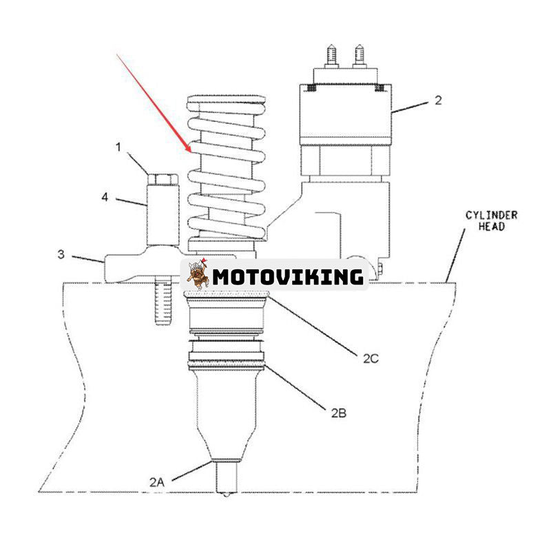 Bränsleinsprutare 317-5278 för Caterpillar CAT Engine C10 C11 C12 C13 Motorväghyvel 14H 140H 143H 160H 163H