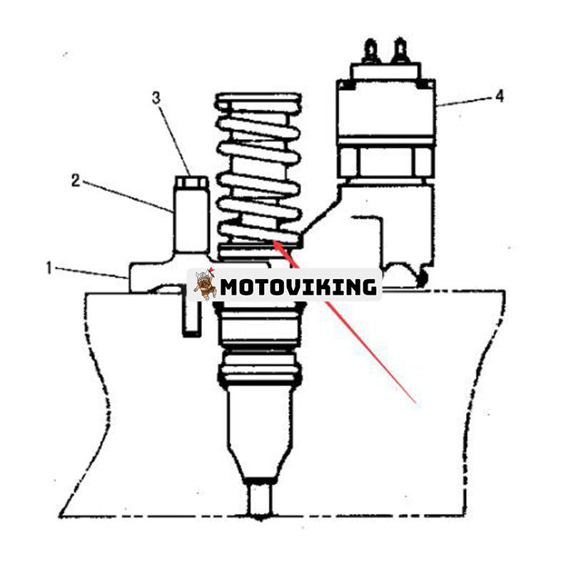 Bränsleinsprutare 208-9160 för Caterpillar CAT Engine C12 3176C Traktor D7R II Hjullastare 966G II