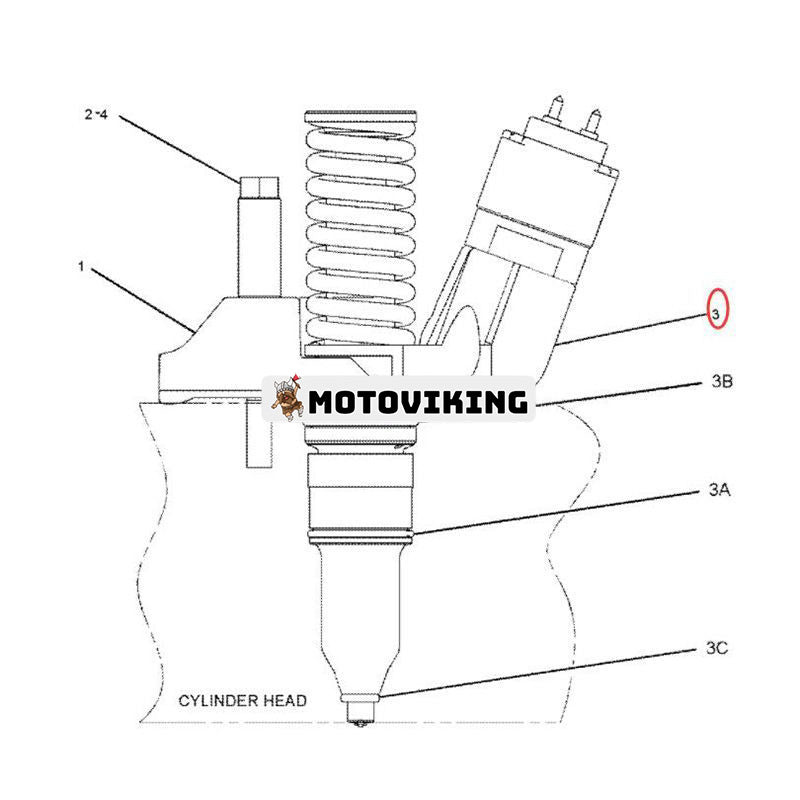 Bränsleinsprutare 253-0616 för Caterpillar CAT Engine C18 Grävmaskin 374F L 385C 390D Traktor 631E 631G 633E II 637E 637G 651B