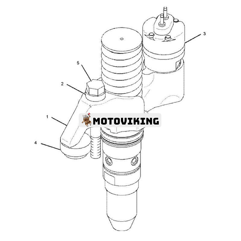 Bränsleinsprutare 392-0211 för Caterpillar CAT Engine 3512B 3516B Grävmaskin 5130B 5230B Lastbil 777B 776D 777 784C 785 789 789B