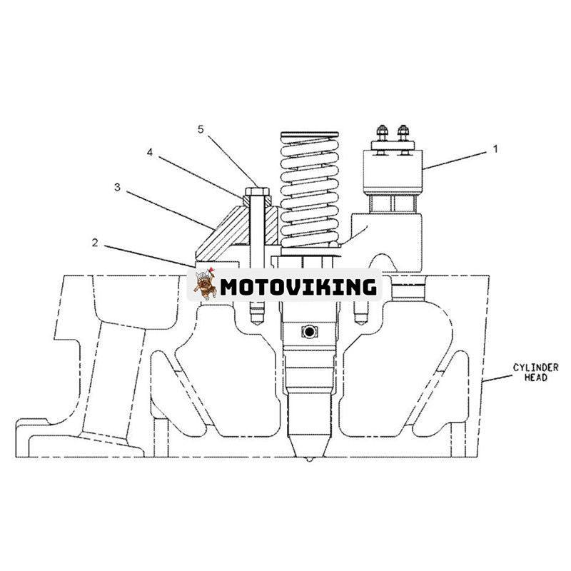 Bränsleinsprutare 392-0206 för Caterpillar CAT Engine 3508B 3512B Hjullastare 992G schaktare 854G