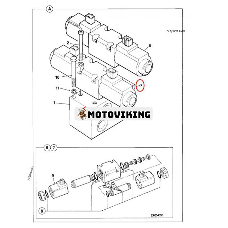 12V ventilenhet 25/220641 för JCB Grävlastare 214-4 215-2 3CX 4C444 Teleskoplastare 533-105 537H 540