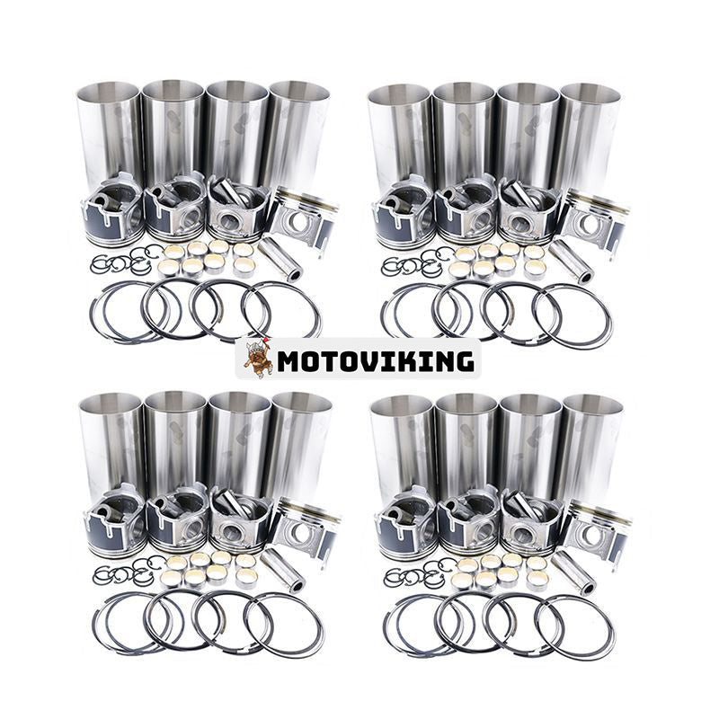 Cylinder Liner Kit Engine Four Matching för Mitsubishi S16R