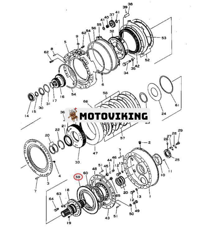 Kolv 175-15-42740 för Komatsu schaktare D155C-1 D155C-1P-ZZ D155C-1P D155A-1 D155A-2 D135A-1 D355C-3 D155S-1 D155W-1