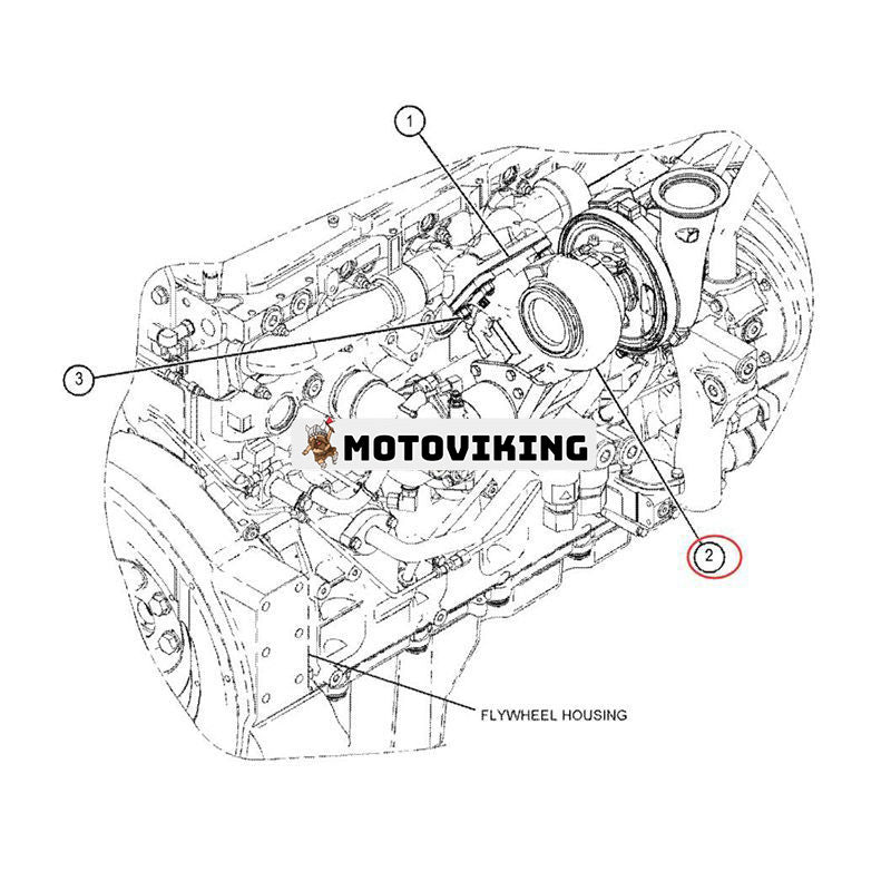 Turbo GTB4088L Turboladdare 424-3441 för Caterpillar CAT Engine C13 Grävmaskin 349E 349F 352F