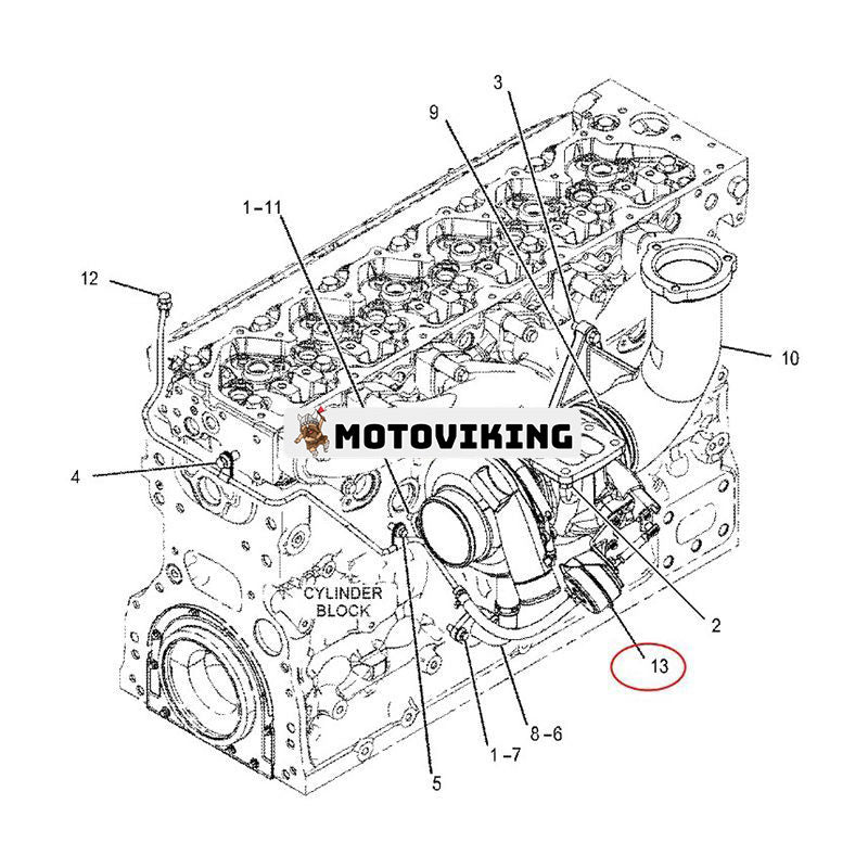 Turbo GTC3576S Turboladdare 435-4501 150105-00894 för Caterpillar CAT Engine C7.1 Grävmaskin 326 330 336