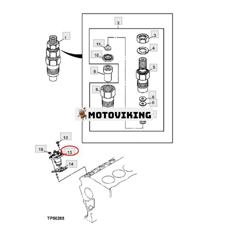 Bränsleinsprutningspump 8971475801 för Isuzu Engine 3LD1 3LD2 4LB1 4LC1 4LE1 John Deere grävmaskin 50ZTS 35ZTS 27ZTS