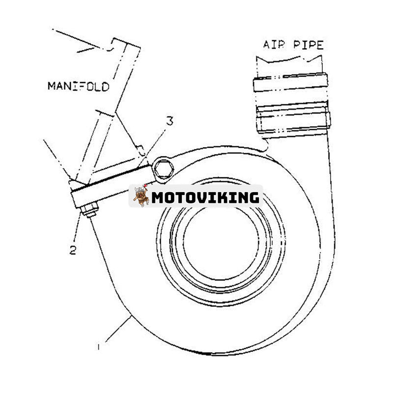 Turbo S2BS001 Turboladdare 4P-4681 0R-6239 för Caterpillar CAT Engine 3116 3126 Grävmaskin 213B 214B 325