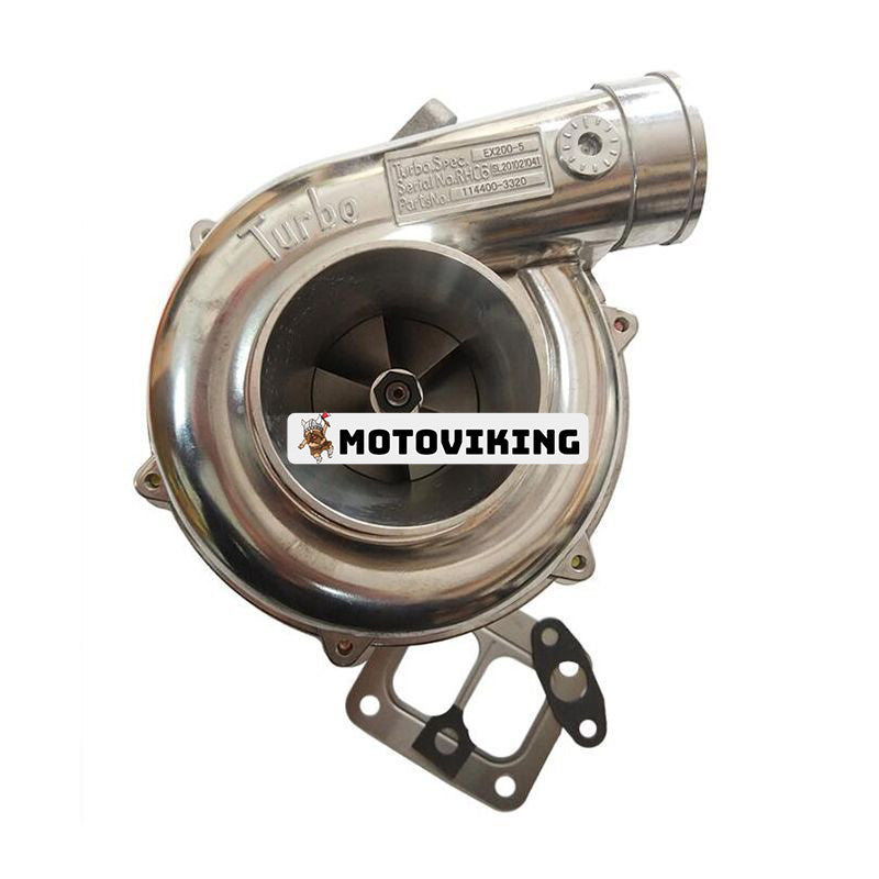 Turbo RHE61 Turboladdare 114400-3320 för Isuzu Engine 6BG1T Hitachi Excavator EX200-5