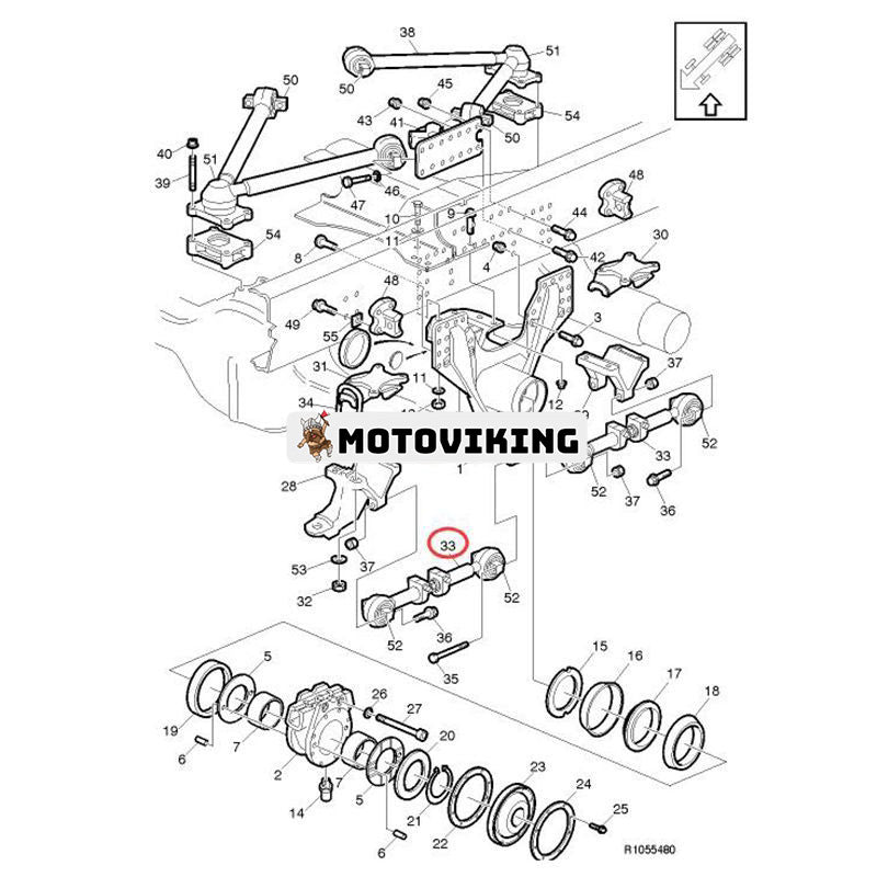 Reaktionsstång 1626958 1626957 för Volvo Truck VHD VN VNL FH12 FH16 FL6 FM FM10 FM12 FM7 FM9