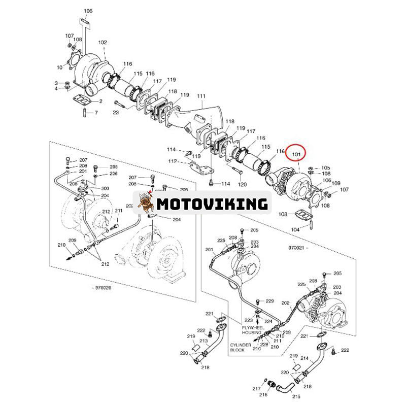 Turbo T04E55 Turboladdare 65.09100-7087 för Daewoo Doosan Engine V2-8TC Grävmaskin SOLAR 450-III 450LC-V