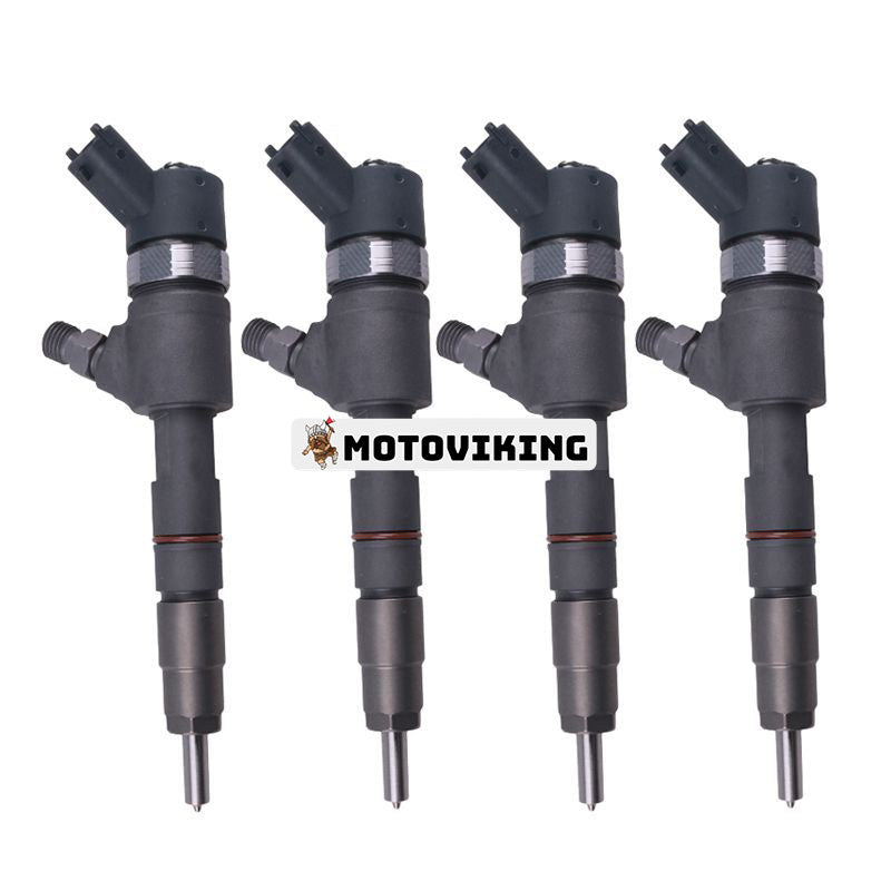 4 delar bränsleinsprutare 0445110507 129E00-53100 för Yanmar Engine 4TNV88C 4TNV98 4TNV98C